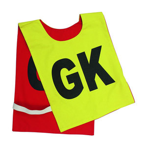 Maillots de netball réversibles en maille, maillots de netball en polycoton, gilets d'entraînement de netball - Product Image 2