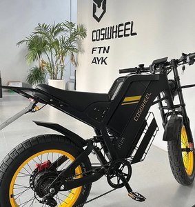 VTT électrique COSWHEEL GT20 Pro à double moteur pour adulte, 48V 25+15Ah, double batterie, double suspension, pneus larges 20 pouces, tout-terrain - Product Image 4