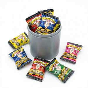 Auténticos Dulces Átomicos Warheads |   Sabor a Fruta Súper Ácido y Efervescente |   Multicolor |   Duración de vida útil de 24 meses |   Caja Maestra de 48 Unidades - Product Image 4