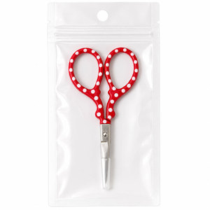 Colorful <b>Floral</b> Embroidery <b>Scissors</b> with Protective Leather Case - Product Image 4