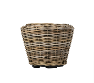 Macetas de Almacenamiento para Exterior de Ratán Tallado a Mano, Estilo Rústico Bohemio, Hechas en Vietnam, con Asas Tejidas a Mano, Ecológicas - Product Image 5