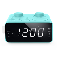 ODM Elegantes Design Dualer Radiowecker mit LED-Anzeige FM/AM (3 AM/3 FM) PLL Digitale Abstimmung Voreinstellte Sender 12/24-Stunden-Uhr für Zuhause