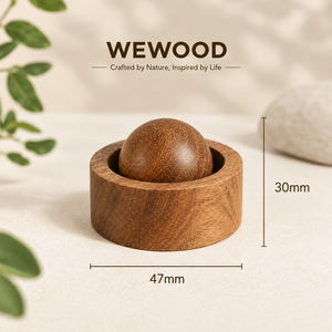 Ensemble de boules diffuseuses d'huiles essentielles en bois de hêtre naturel |   Diffuseur d'arômes en bois écologique |   Fabricant OEM et ODM - Product Image 3