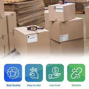 Trực tiếp nhiệt vận chuyển nhãn 4 'x 6' trường hợp 4000 tự dính Stickers USA Made <span class=keywords><strong>Zebra</strong></span> <span class=keywords><strong>eltron</strong></span> tương thích 4x6 "bao bì nhãn - Product Image 4