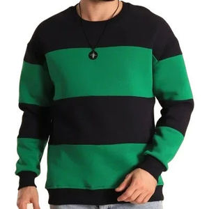 Sweat-shirts à manches longues pour hommes, doublés, anti-rétrécissement, col rond, personnalisables avec logo privé, imperméables et durables, pour l'été, en gros - Product Image 1