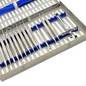 ชุดเครื่องมือคอมโพสิตทางทันตกรรมระดับพรีเมียม DENTRIC IMPLANTS ชุดเครื่องมือผ่าตัดทำจากเหล็กกล้าไร้สนิมเกรดศัลยกรรม พร้อมกล่องฆ่าเชื้อสำหรับงานบูรณะฟัน - Product Image 6