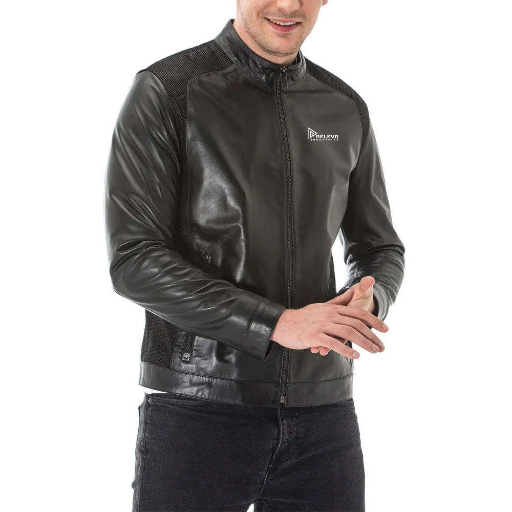 In Stock Goat Skin Leather Jackets Customization Options | Alibaba.com