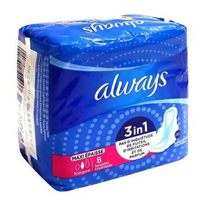 Serviettes hygiéniques Always, ultra-fines, design discret, couche supérieure en coton doux, emballage en vrac - Product Image 6