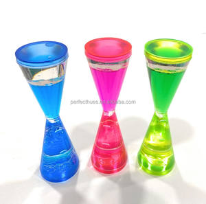 Minuteur à mouvement liquide en acrylique coloré, moderne, luxueux et durable, 17,5 cm, pour le soulagement du stress, jouet sensoriel éducatif, anniversaire, remise de diplôme - Product Image 1