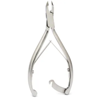 Coupe-ongles incurvé en acier inoxydable pour ongles incarnés, à coupe précise, pince à peaux mortes, design bec d'aigle, réutilisable, à mâchoires larges, de luxe
