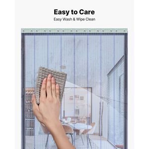 Tenda a Strisce in PVC Trasparente, Lunghezza 150 piedi x Larghezza 12, Striscia in Plastica Nervata per Porte, Tenda a Strisce per Congelatori e Refrigeratori, Rotolo Grande per Magazzino - Product Image 4