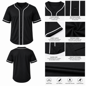 Maillot d'équipe flexible conçu avec un tissu performant de qualité supérieure pour les séances d'entraînement et les matchs de compétition, fiable. - Product Image 6