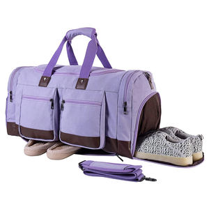 Sac de rangement pour bagages personnalisé de haute qualité, logo personnalisé, sac de voyage portable en toile vintage pour hommes, sac de voyage de type duffle - Product Image 2