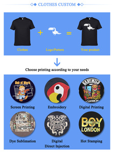 T-shirt en coton de haute qualité avec logo OEM en relief et sérigraphie, impression 3D personnalisée, style streetwear oversize d'été, écologique - Product Image 6