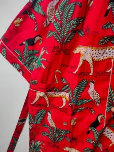 Cotton kimono Kimono <b>robe</b> Bridesmaid <b>robe</b> kimono night dress Beach wear dress night kimono - Product Image 4