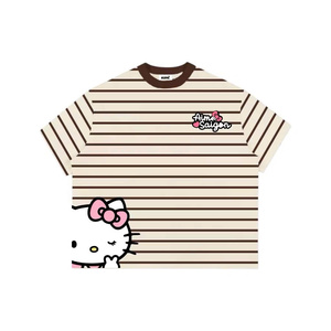 เสื้อยืดผู้หญิงแฟชั่นลายเสือดาว ผ้าฝ้าย 100% น้ำหนัก 220 กรัม เนื้อผ้านุ่ม ระบายอากาศได้ดี  รับสกรีนโลโก้ ไซส์ใหญ่ ใส่ได้ในฤดูหนาว - Product Image 4