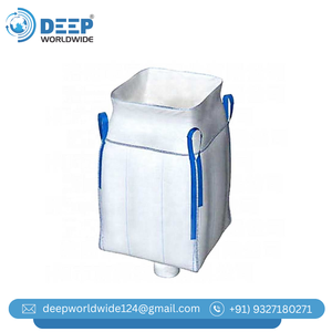 จำหน่ายถุง FIBC คุณภาพสูงจากโรงงานโดยตรง พร้อมกระโปรงด้านบน ดีไซน์ก้นแบน ห่วงยกเพื่อการจัดการง่าย ใช้สำหรับบรรจุภัณฑ์ ราคาพิเศษ - Product Image 2