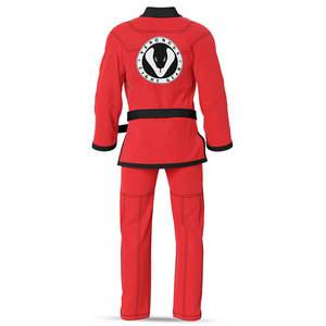 Kimono de Jiu Jitsu Brasileño Venomous Red Viper BJJ Gi, Uniforme de Algodón Premium con Tejido Pearl Weave, Conjunto de Kimono Resistente para Entrenamiento - Product Image 3