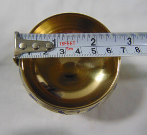 Nuevo Quemador de Latón Pulido Chapado en Oro con Grabado Artístico y Tallado de Proveedor Indio - Product Image 4