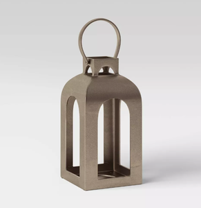 Candelabros de metal para exteriores de vidrio de burbuja industrial personalizado, farolillos, tarros de velas - Product Image 5