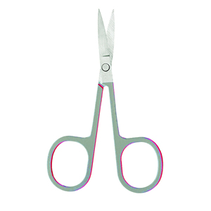 Set de Recortador de Cejas, Tijeras para Cejas Antideslizantes con Peine, Profesional, de Precisión, 2 Piezas, Rosa, Acero Inoxidable - Product Image 1