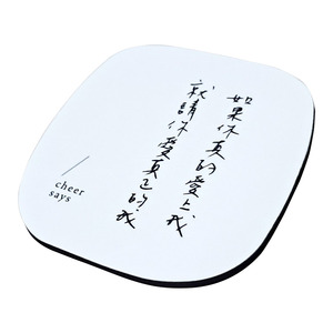 Aimant de réfrigérateur Creative White Motto – Autocollant magnétique irrégulier avec texte noir pour cadeaux et décoration - Product Image 5