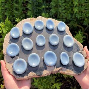 Pierre d'Ange Naturelle Ovale Polie à la Main, Cristal de Guérison, Méditation, Reiki, Énergie des Chakras, Feng Shui, Soulagement du Stress, Décoration d'Intérieur - Product Image 2