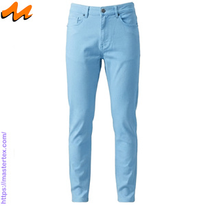 Jeans de Hombre Master Textile, Corte Clásico Recto, Cintura Media, Transpirables, Sin Mezclilla, Cinco Bolsillos, Teñidos y Lavados, a 8.99 O - Product Image 2