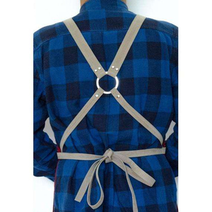 Hair Stylist Barber <b>Aprons</b> and Beauty Salon Hairdresser Wholesale Cross Back Barber <b>Aprons</b> Denim Bib <b>Aprons</b> - Product Image 5