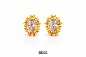 MOLL JEWELLERS ต่างหูมุกน้ำจืดชุบทองคำสีโรสโกลด์สำหรับผู้หญิง ประดับคริสตัลไรน์สโตน รับรองคุณภาพ ทันสมัย น้ำหนักเบา - Product Image 5