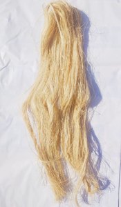 Fibre de tige de banane 100 % naturelle Vigi Farm Iris pour le filage, l'artisanat textile, finesse et longueur personnalisées, durable - Product Image 2