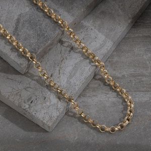 Cadena de Oro Amarillo Macizo Tipo Belcher Rolo, Joyería de Lujo para Hombres y Mujeres - Product Image 4