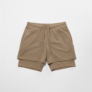 Nouveauté : Shorts de sport 2-en-1 pour homme, coupe ajustée, décontractés, avec doublure, pour la gym et le quotidien - Product Image 3