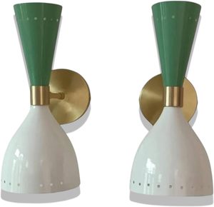 Mid Century Italian Diabolo Sputnik <b>Wall</b> <b>Sconce</b> – Pair of Adjustable Brass Plug-in <b>Wall</b> Lamps Vintage Modern for Home, Bedroom, - Product Image 3