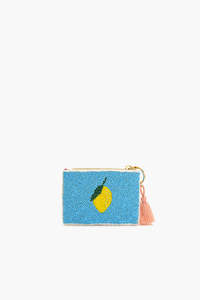 Hot Sale White <b>Beaded</b> Mini Coin Purse for Letter Embroidery Eco-Friendly Luxury Change Purse Wallet Zippers Pouch Women - Product Image 5