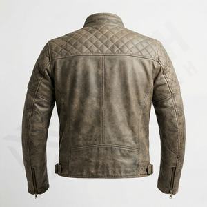 Veste de moto en cuir véritable pour homme de qualité supérieure, nouvelle arrivée, vestes de moto d'hiver, protections amovibles, personnalisables - Product Image 2