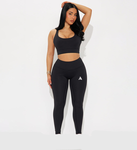 Nouveautés Leggings de yoga pour femmes Leggings de yoga pour femmes de haute qualité extensibles dans quatre directions Séchage rapide Spandex/Coton avec taille élastique - Product Image 1