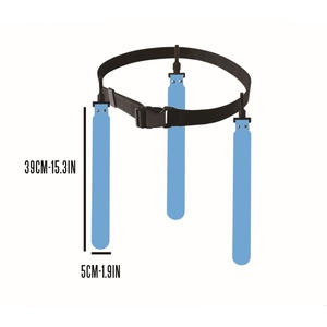 American Football Indoor Outdoor Training Set PVC Custom Triple Threat Flag Football Belts Durable Lightweight - Product Image 2