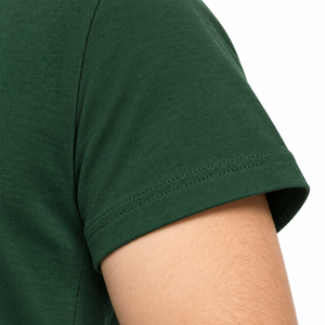 T-shirt graphique personnalisé en coton peigné 220 GSM, col rond, séchage rapide, respirant, coupe décontractée, manches courtes, streetwear premium - Product Image 4