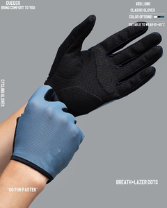 Gants de cyclisme en polyester respirant et écologique, paume antidérapante, lavables, couleurs et designs personnalisables pour le cyclisme - Product Image 4