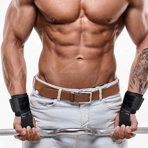 ตะขอเกี่ยวข้อมือสำหรับยกน้ำหนักแบบแบน ขนาดสั่งทำได้ น้ำหนักเบา สำหรับออกกำลังกายและฝึกซ้อมยกน้ำหนัก - Product Image 3