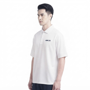 Camiseta Polo de Golf Lisa de Gran Tamaño, Casual, Suave, con Logotipo Personalizado, de Poliéster, Color Blanco Sólido, Venta al Por Mayor, Alta Calidad - Product Image 5
