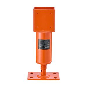 Puntello a vite regolabile in acciaio 4x4 pollici, altezza 13,2-18,7 pollici, capacità di carico massima 24700 libbre, per case temporanee - Product Image 2