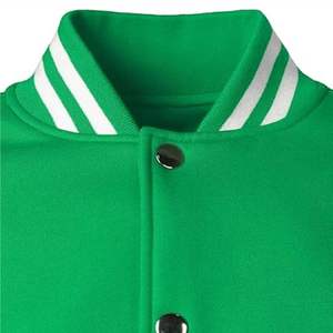 Custom Logo Men's <b>Slim</b> <b>Fit</b> Fashion Varsity <b>Jacket</b> Leather Sleeves Street Wear Style Letterman <b>Jacket</b> - Product Image 4