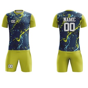 Tenue de football respirante et à séchage rapide, uniforme de football pour équipe sportive, service OEM, uniforme de football personnalisé de haute qualité - Product Image 4