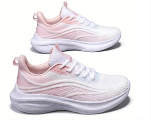 Zapatillas Deportivas de Punto con Cordones y Punta Redonda, con Malla de Goma, para Viajes, Deportes al Aire Libre, Resistentes a Pinchazos, de Seguridad, Casuales para el Trabajo - Product Image 3