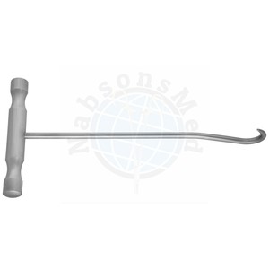 NABSONS MED Gancho para Huesos Grande con Mango en T, Acero Inoxidable Alemán, Instrumento Quirúrgico Ortopédico Manual, Reutilizable para Manipulación Ósea, CE - Product Image 4