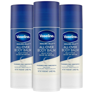 Baume corporel Vaseline en stick, lot de 3, non gras, sans parfum, hydratant, format voyage, 1,4 oz chacun - Product Image 5