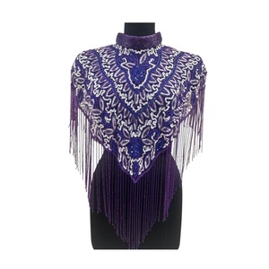 Robe Cape à Paillettes Faite Main de Qualité Supérieure, Meilleure Vente 2026, pour Femme, Tendance, Disponible en Gros pour l'Exportation - Product Image 1