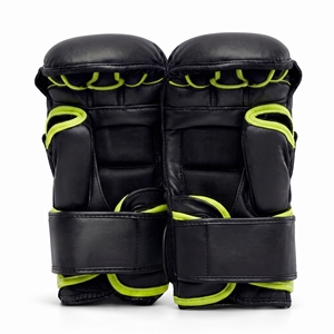 ถุงมือ MMA หนังคุณภาพพรีเมียม ดีไซน์ระบายอากาศได้ดี สำหรับศิลปะการต่อสู้แบบผสมผสานและมวย พร้อมสายรัดข้อมือปรับได้ - Product Image 2